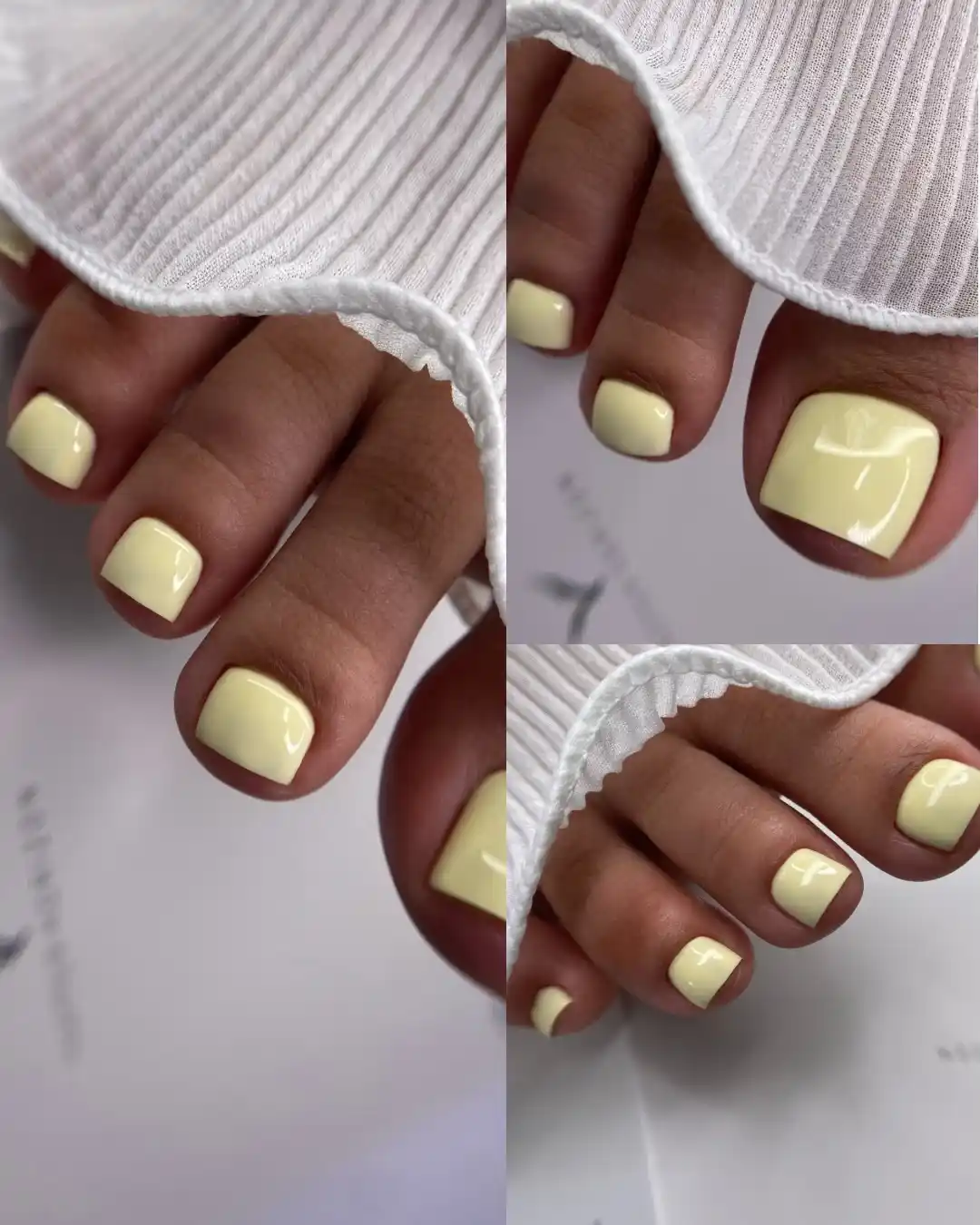 Resultado de pedicura profesional en Medellín realizado por Norela Morales